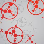 Molecule background colorful illustration N8
