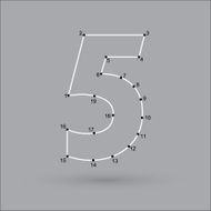 dot puzzle number 5