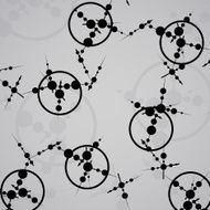 Molecule background colorful illustration N9