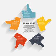 Infographic business template vector illustration N102