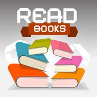 Read Books Vector Illustration