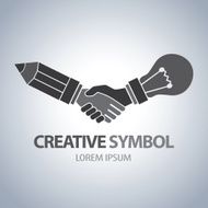 Creative and idea symbol