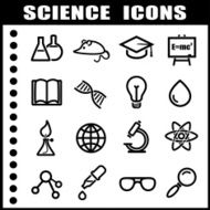 Science icons N29