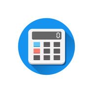 vector calculator icon N8