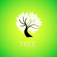 Paper tree vector illustration N2