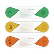 Modern Design Minimal style infographic template with alphabet N4