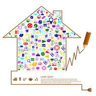 Pencil and Home