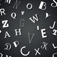 Typography Seamless Background