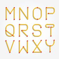 alphabet dot modern abstract style Design N2