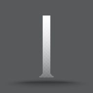 Vector of transparent chemical laboratory equipment icon
