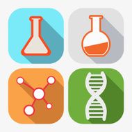 Concept of chemistry - vector illustration