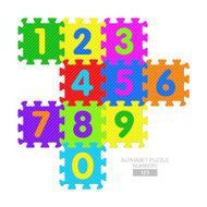 Alphabet puzzle - numbers