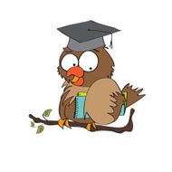 Owl Teacher in vector format N4