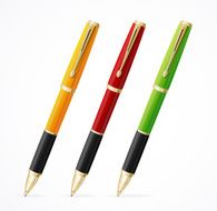Metal ball point pen set