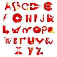 Colorful alphabet N8