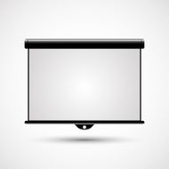 Blank Projection screen