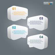 Modern infographics template N18