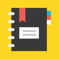 Vector Notepad Icon N2