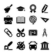 Education icons N239