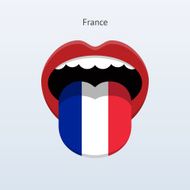 France language Abstract human tongue