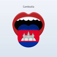Cambodia language Abstract human tongue