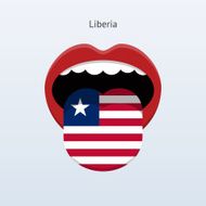 Liberia language Abstract human tongue