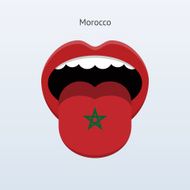 Morocco language Abstract human tongue