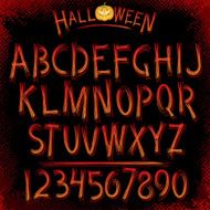Grunge Vector Font