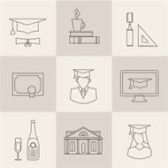 Graduation icons N10