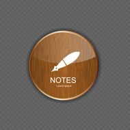 Notes application icons vector illustration N2