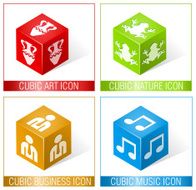 CUBIC ART NATURE BUSINESS AND MUSIC ICONS