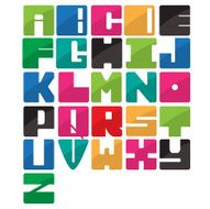 Colorful alphabet application
