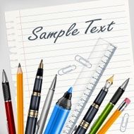 Stationery for school
