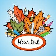 frame for text with stationery N3