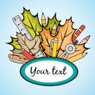 frame for text with stationery N4