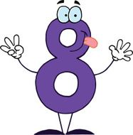 Smiling Number Eight