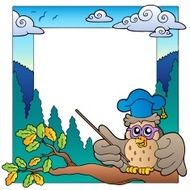 School theme frame 3