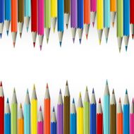 vector colorful pencils background N2