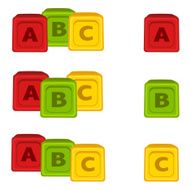 Alphabet Building Boxes