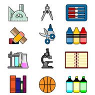 Education icons N240