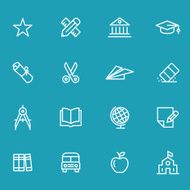 Icon Set Education N15