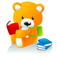 Teddy Bear Reading N4