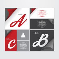 Infographic Design modern Vintage Labels template