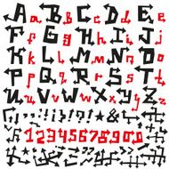 Arrows Alphabet Font N2