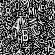 Alphabet seamless pattern Vector EPS10