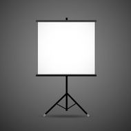 3d blank projection screen template