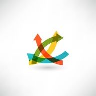 Abstract arrow icon N7