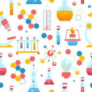 Chemistry seamless pattern N3