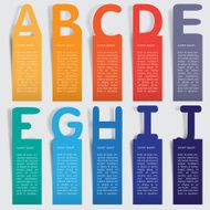 Abstract infographics number options template Vector illustration N3