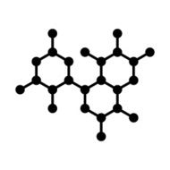Molecule DNA Structure Icon Vector N2